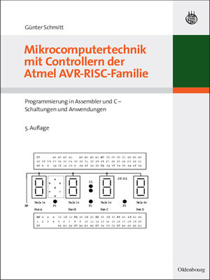 cover image of Mikrocomputertechnik mit Controllern der Atmel AVR-RISC-Familie